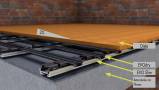 EVO Slim - Betondecke_Fliesen - Nahaufnahme
